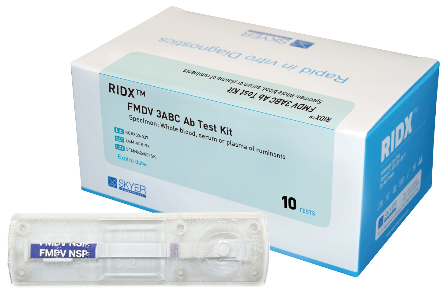 FMDV 3ABC Ab Test Kit Main